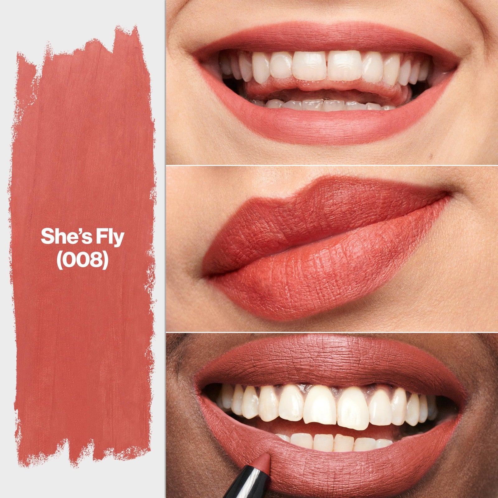 2 PACK - Revlon Colorstay Matte Lite Crayon 008 She's Fly 0.049 oz. 1.4 gr.