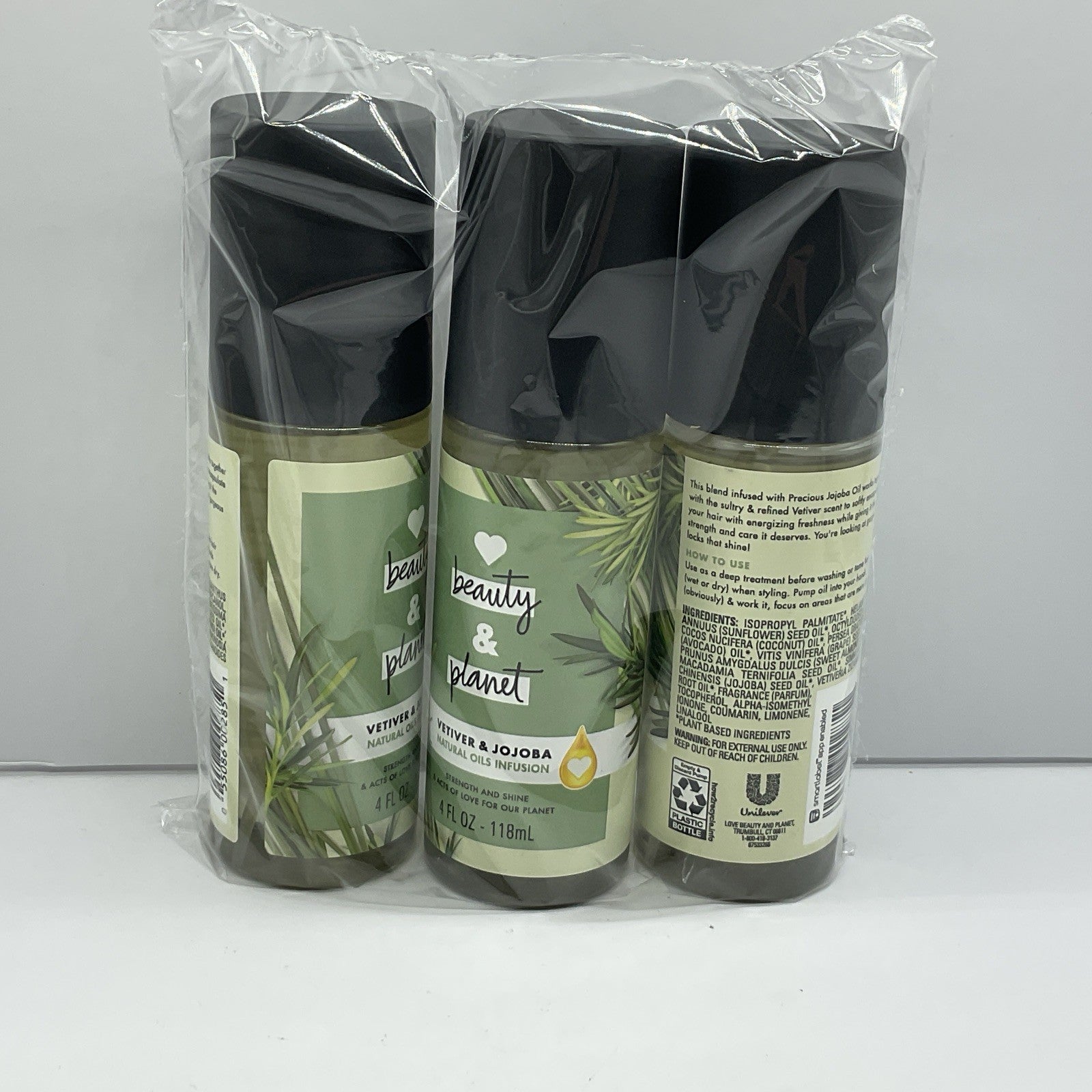3 Pack - Beauty & Planet Veviter+Jojoba Natural Oil Infusion Spray