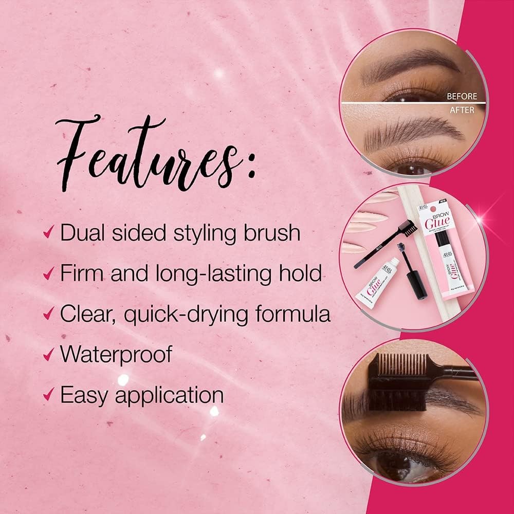 2 PACK - Ardell Brow Glue Instant Lamination Lift + Styling Tool