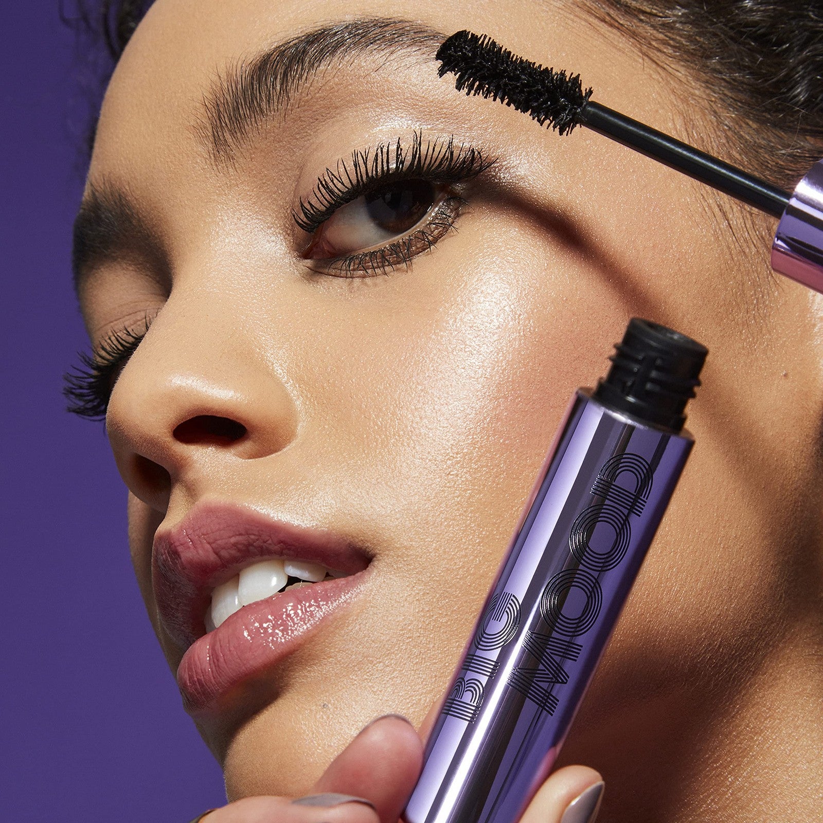 2 e.l.f.  Big Mood Mega Volume & Lifting Mascara Black 0.36oz Hourglass Brush