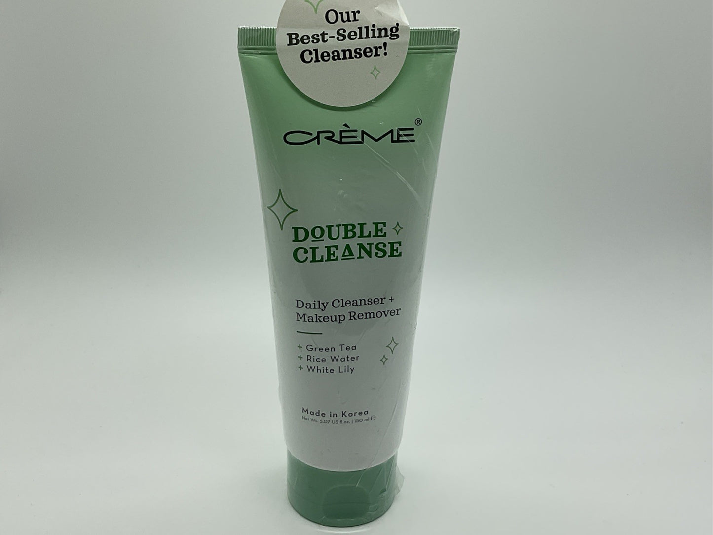 The Crème Shop Korean Skincare Double Cleanse 2-In-1 Green Tea Face Wash