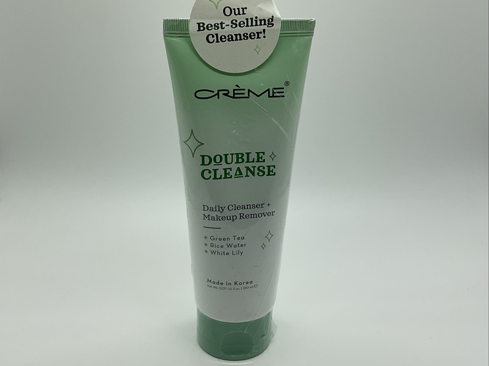 The Crème Shop Korean Skincare Double Cleanse 2-In-1 Green Tea Face Wash