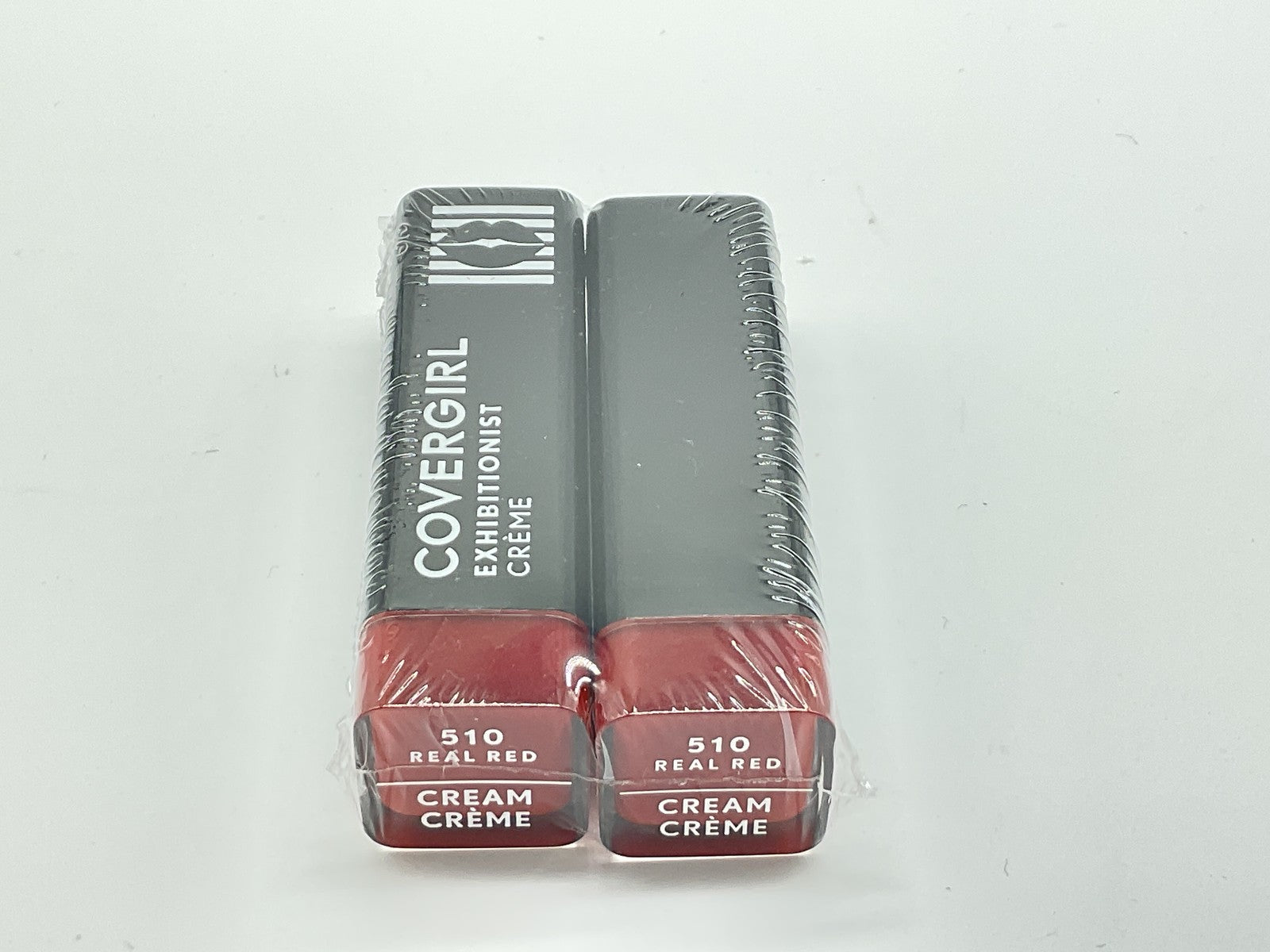 2 PACK - Covergirl Exhibitionist Creme Lipstick Cream - 510 Real Red