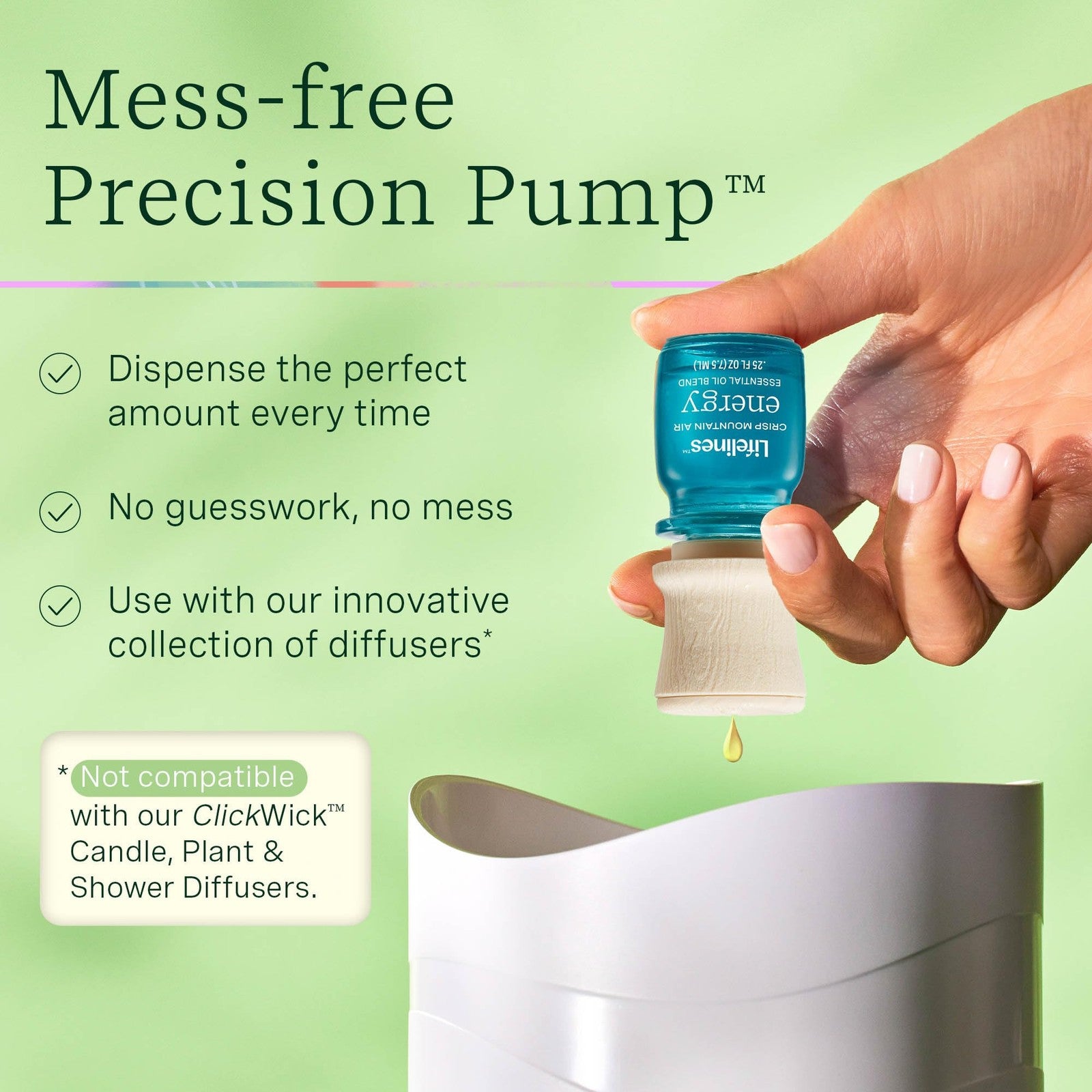 Lifelines Essential Oil Blends - Mess-Free Aromatherapy for Home Crisp Mt Air