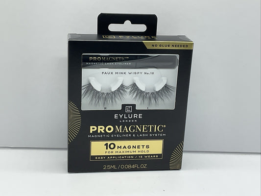 Eylure PRO MAGNETIC 7 Lash System w/ Eyeliner Faux Mink Wispy No.10 - Single