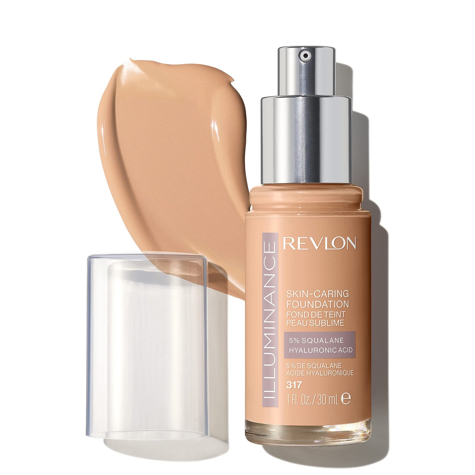 2 PACK - Revlon Illuminance Skin-Caring Liquid Foundation 317 Tan Sand 1 fl. oz.