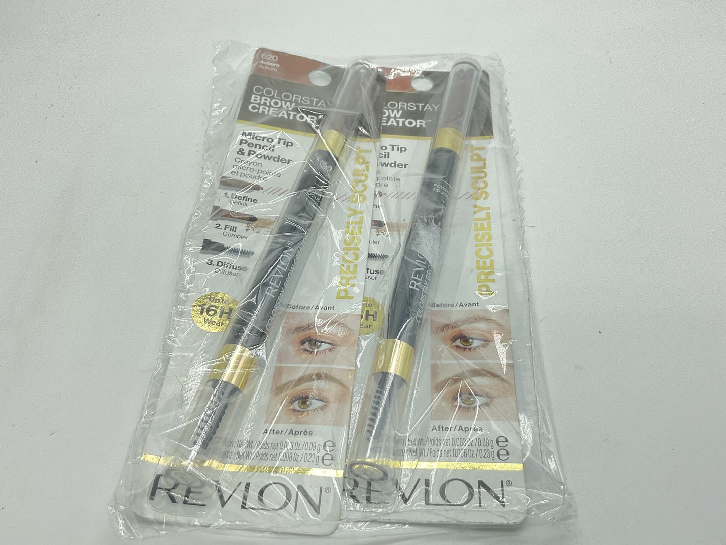 2 Pack - Revlon ColorStay Brow Creator - 620 Auburn 