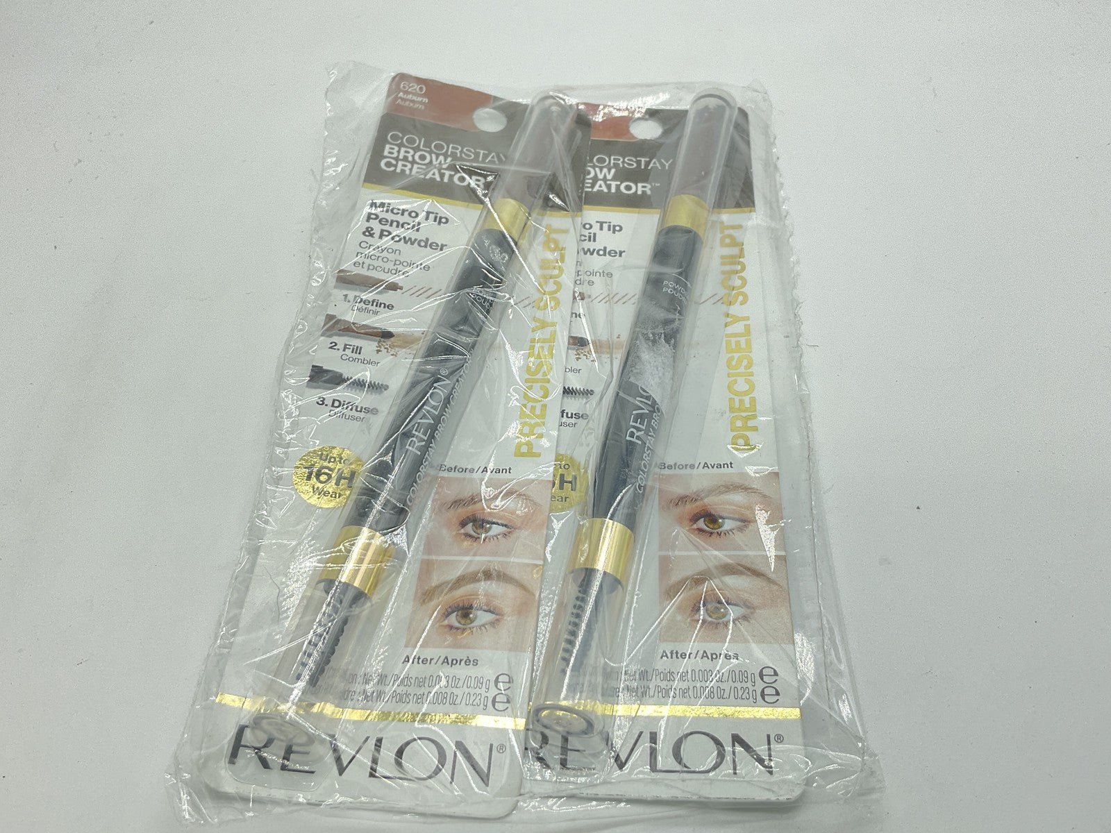 2 Pack - Revlon ColorStay Brow Creator - 620 Auburn 