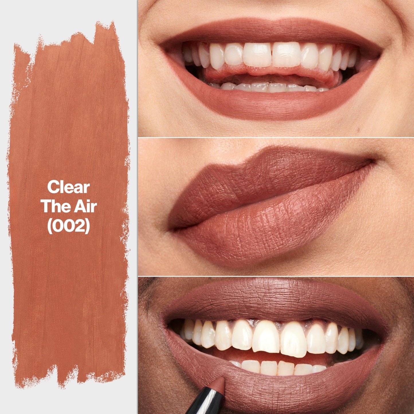 3 PACK - Revlon Matte Lite Lip Crayon, Clear the Air, 002, 0.049 oz