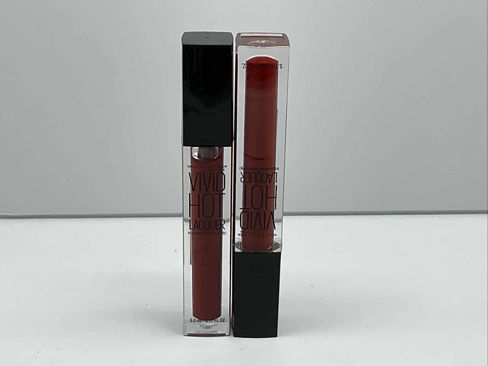 Maybelline NEW YORK Vivid Hot Lacquer Lip Gloss - Classic 72 - LOT of 2
