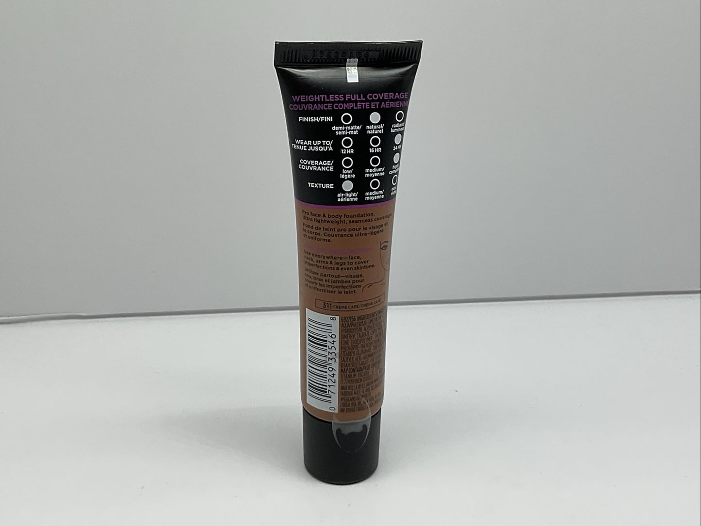 L'oreal Infallible 24HR Foundation - 311 Crème Cafe - Single