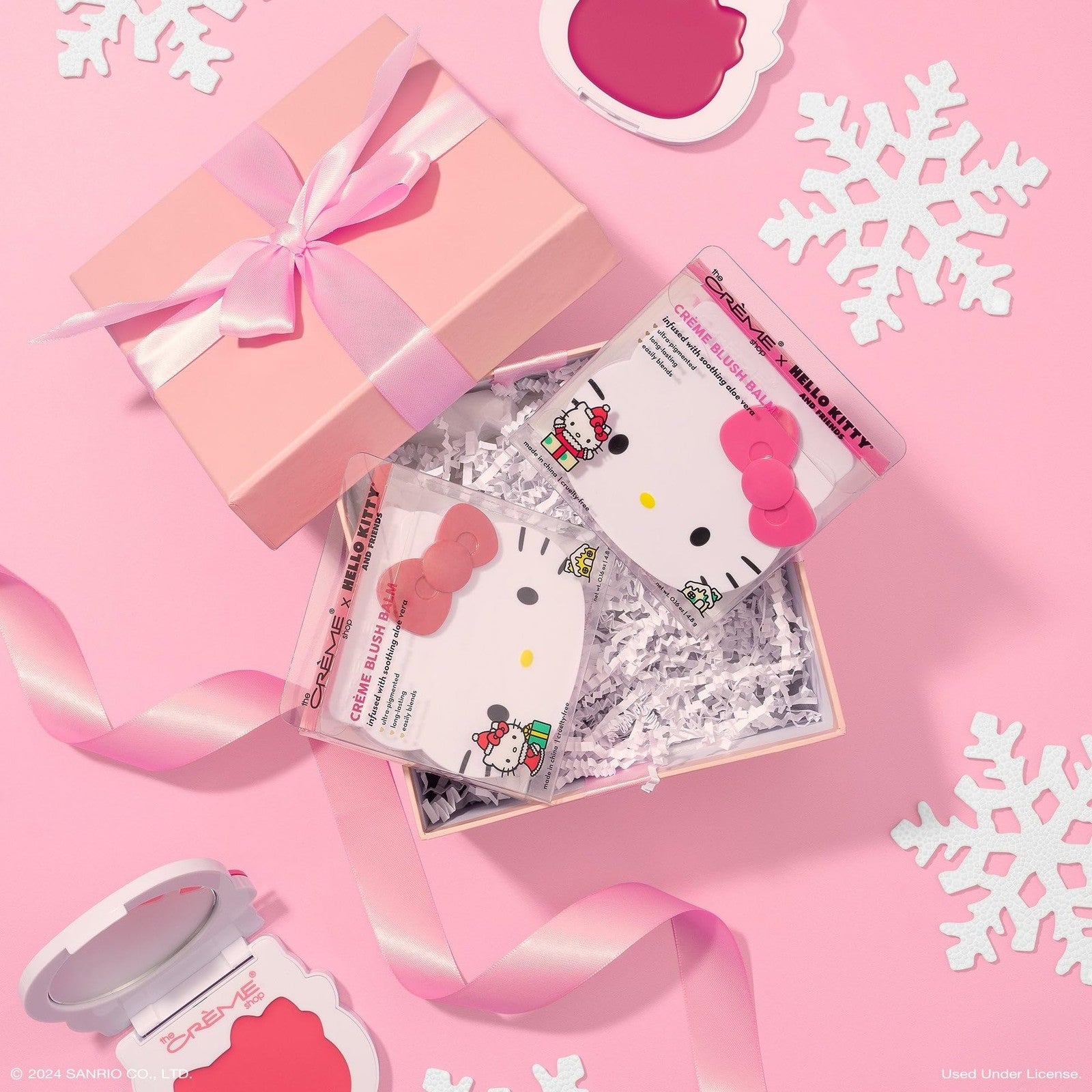 The Crème Shop x Hello Kitty Creme Blush Balm, Cream Blush, Winterberry