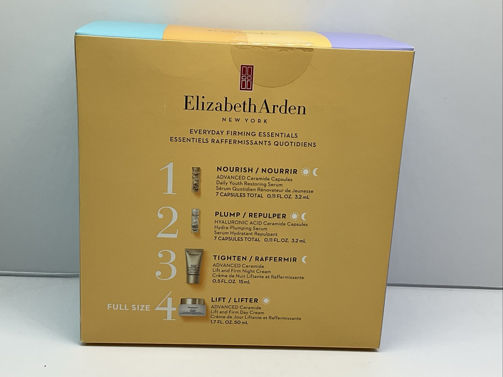 Elizabeth Arden Retinol Ceramide 14 Caps, Eye Caps, Cleanser, Night Cream Set