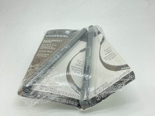 2 PACK - CoverGirl Easy Breezy Brow 24HR Brow Ink Pen - 200 Honey Brown