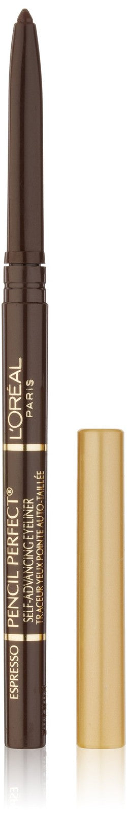 LOREAL Pencil Perfect Self-Advancing Eyeliner #130 ESPRESSO New Sealed (2 Pack)