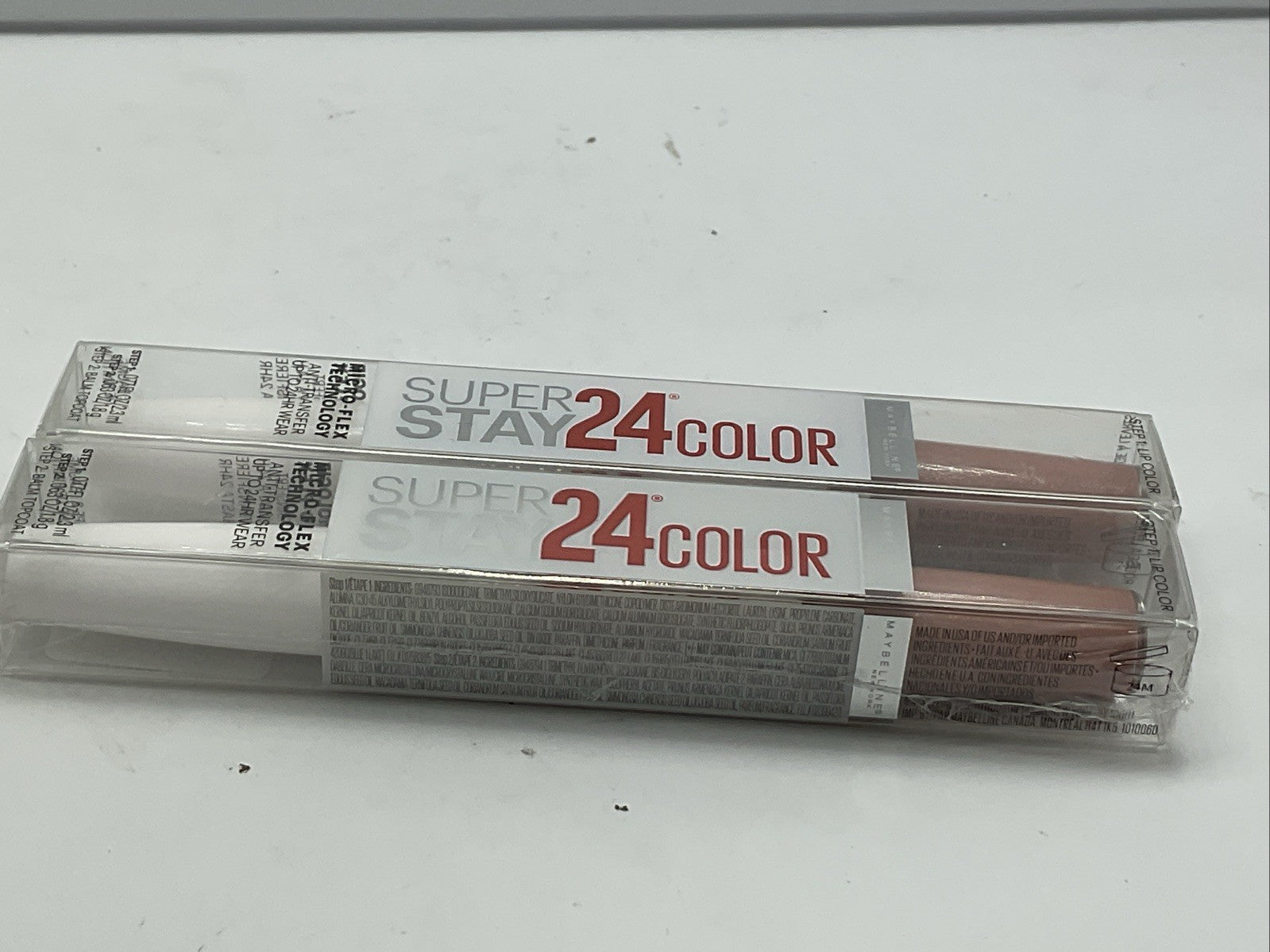 2 PACK - Maybelline SuperStay 24 HR 2-Step Liquid Lipstick - 136 Constant Toast