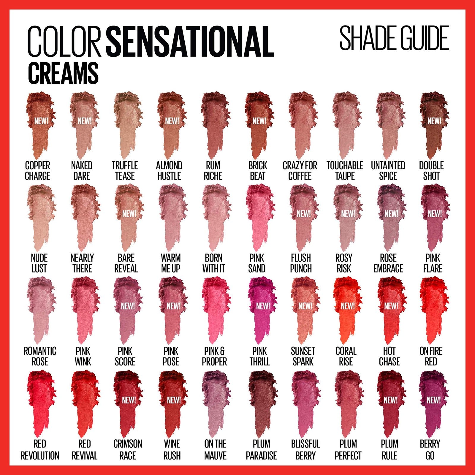 Maybelline Color Sensational The Creams Lipstick - 311 Crimson Race
