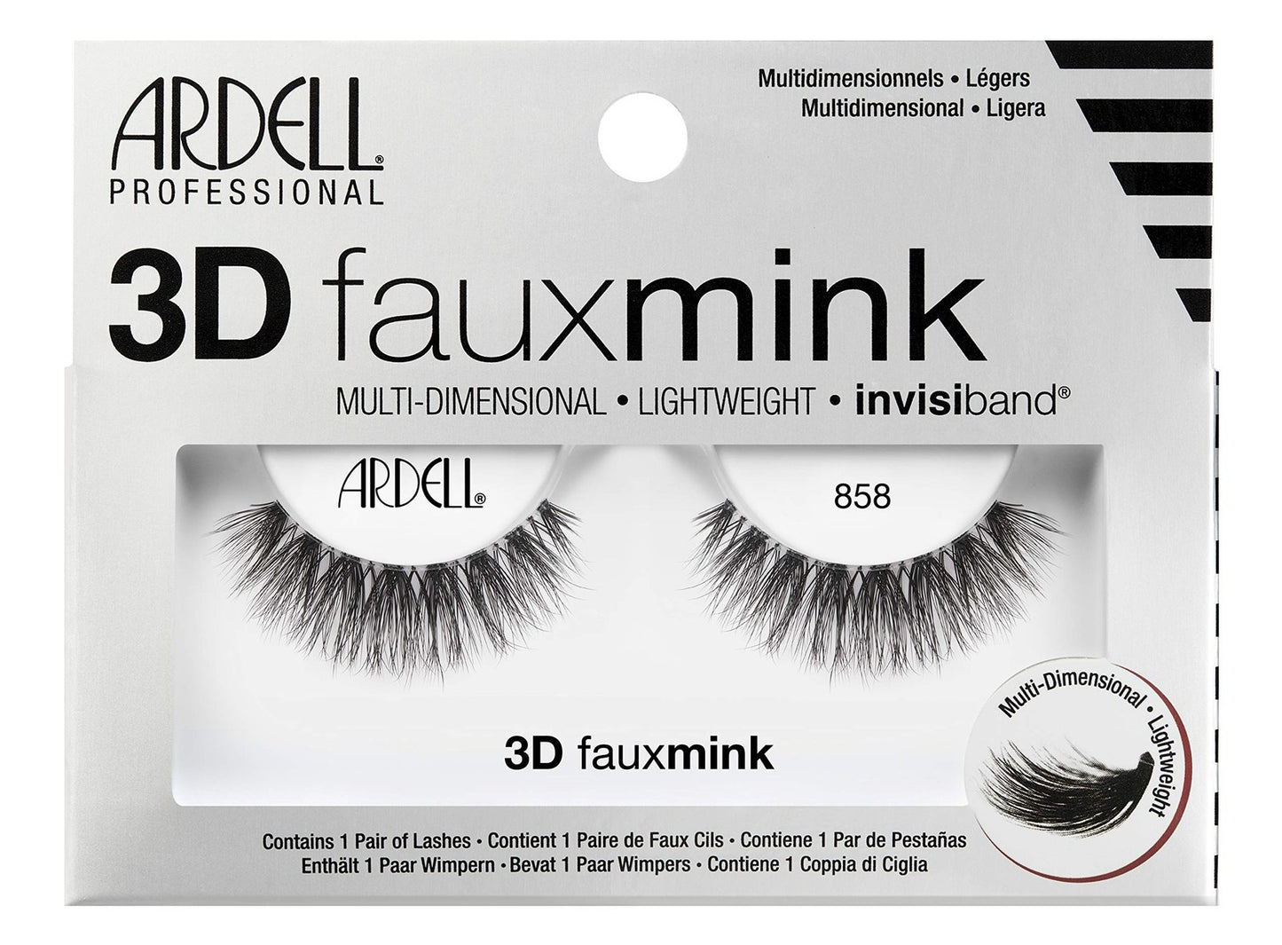 Ardell Professional 3D Faux Mink Eyelashes - 858