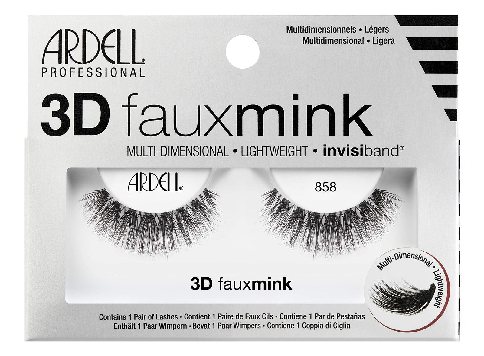 Ardell Professional 3D Faux Mink Eyelashes - 858