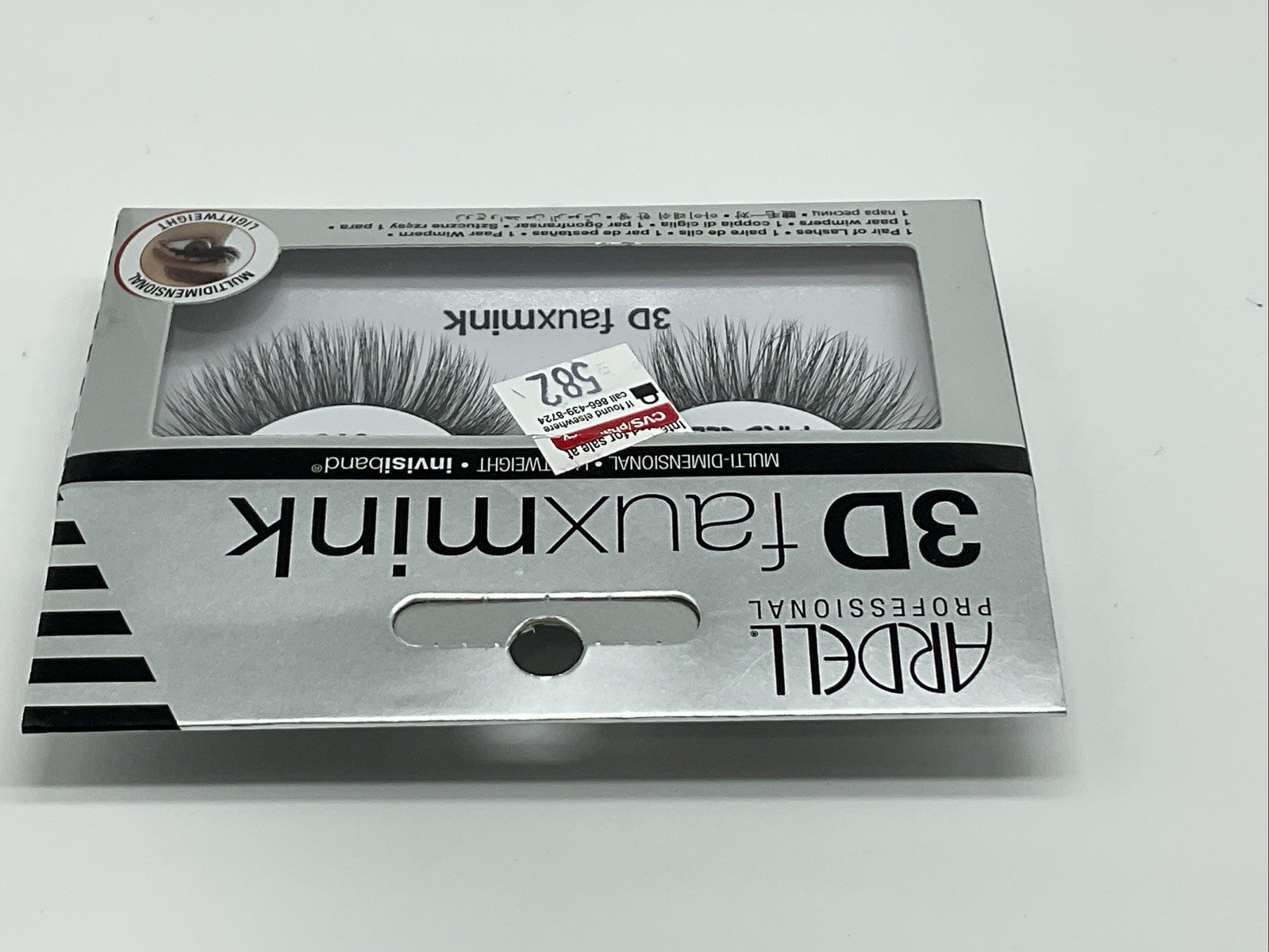 Ardell Professional 3D Faux Mink Eyelashes Layered and Lightweight - 858