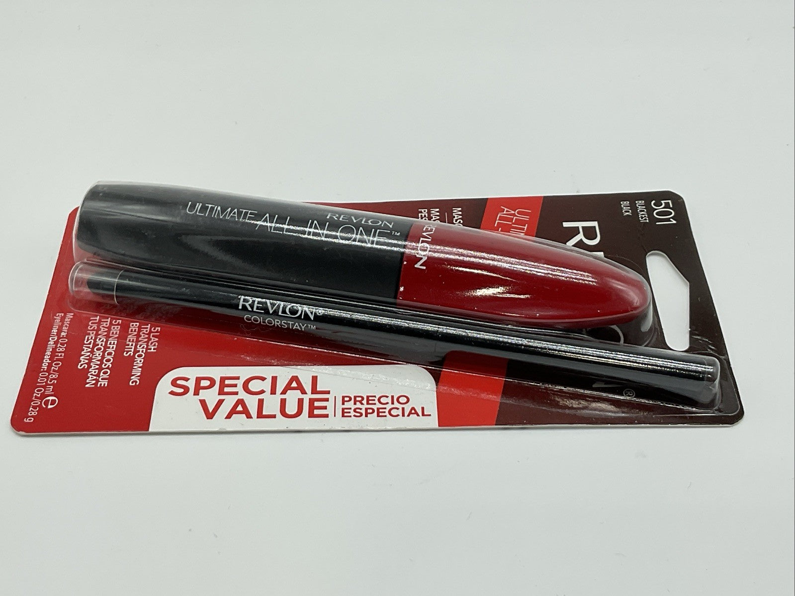 Revlon Ultimate All-in-One Mascara & Eyeliner - 501 Blackest Black