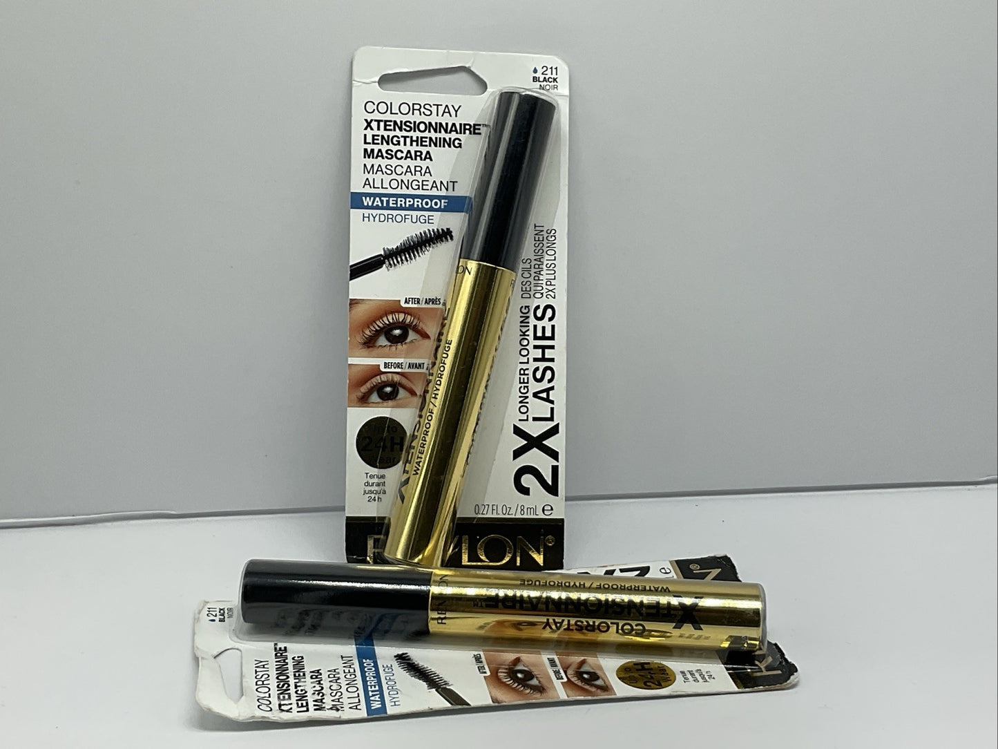 Revlon ColorStay Xtensionnaire Mascara Waterproof - 211 Black - Set Of 2