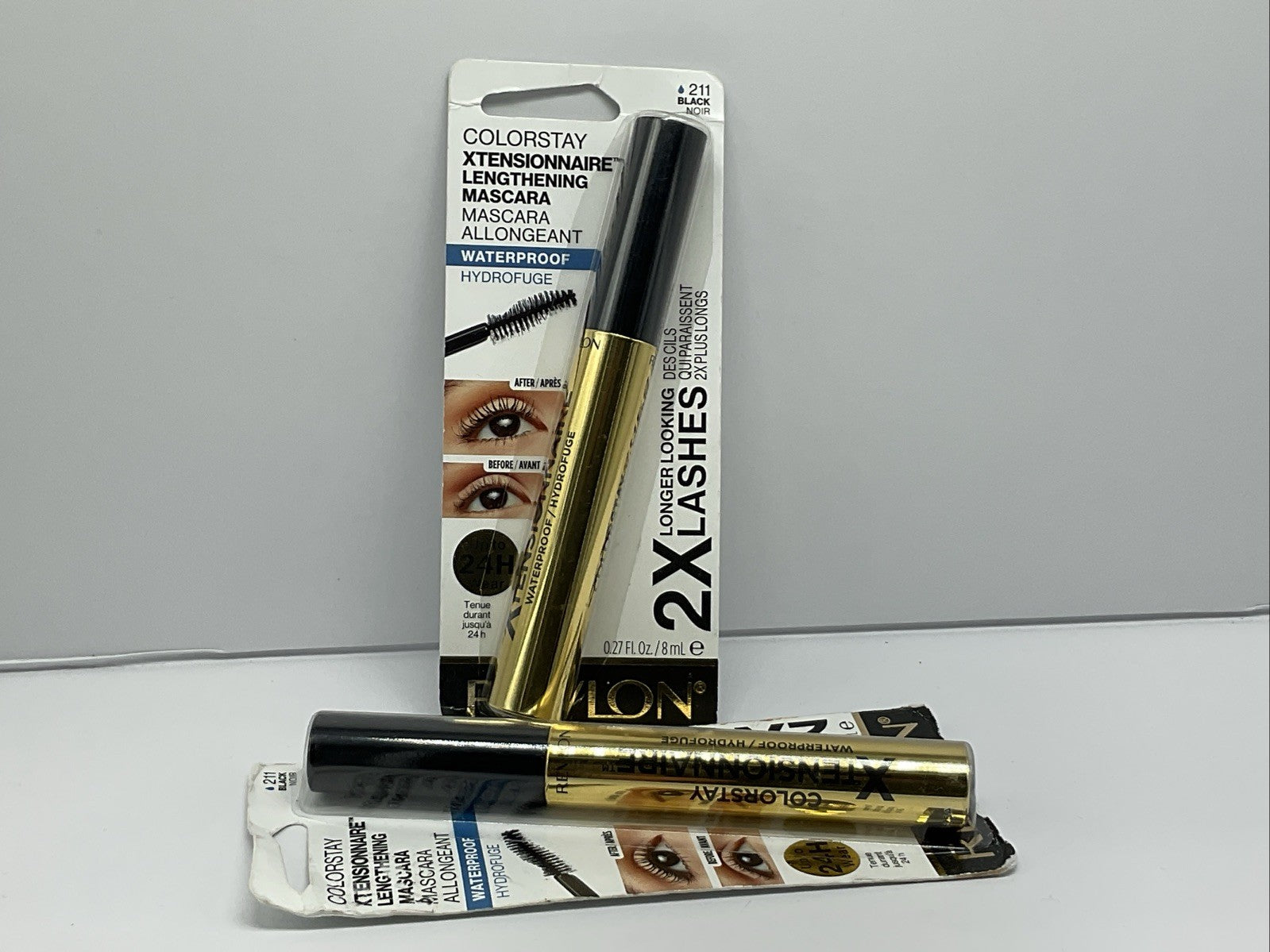 Revlon ColorStay Xtensionnaire Mascara Waterproof - 211 Black - Set Of 2