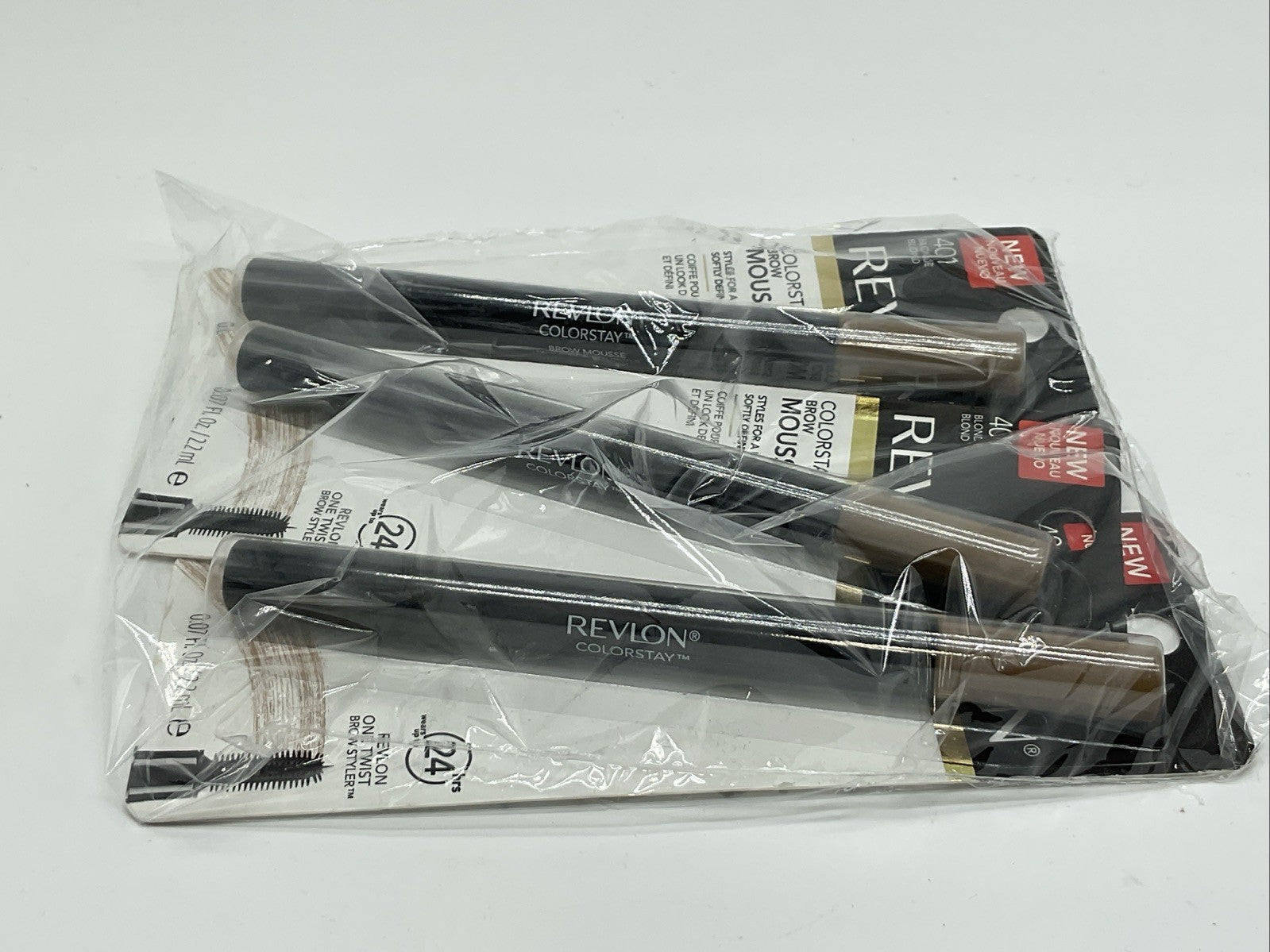 3 PACK - Revlon Colorstay Eyebrow Mousse - 401 Blonde