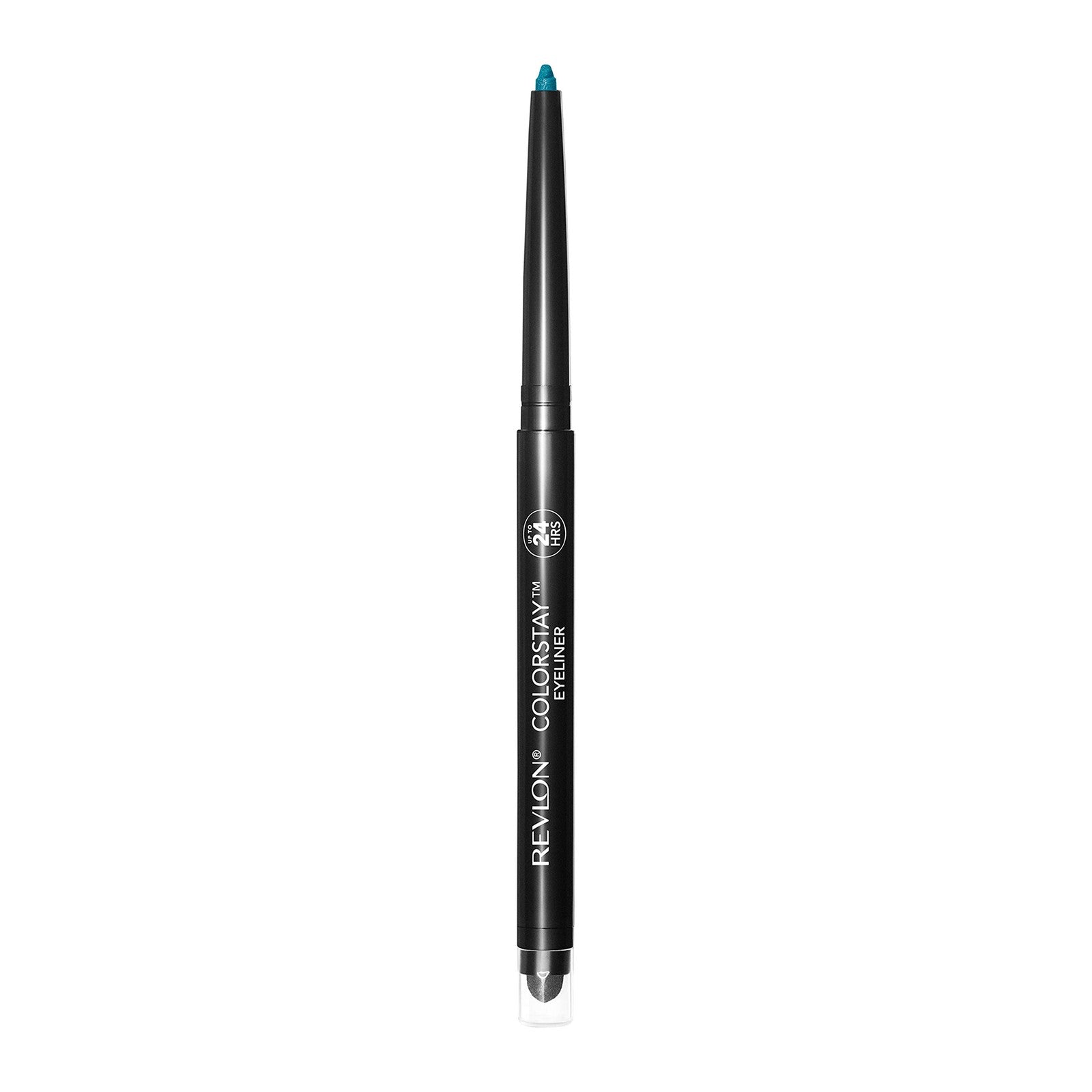 2 PACK - Revlon ColorStay Eyeliner Crayon w/ Smudger & Sharpener - 210 Teal