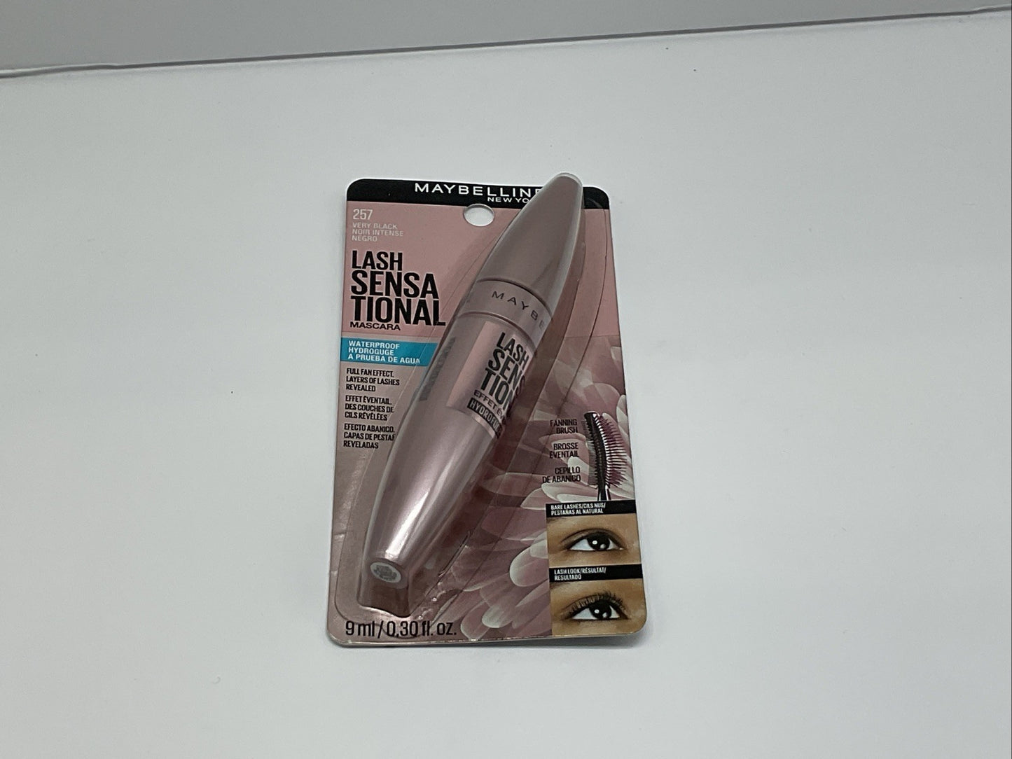 Maybelline Lash Sensational Waterproof Mascara -  257 Very Black - Single