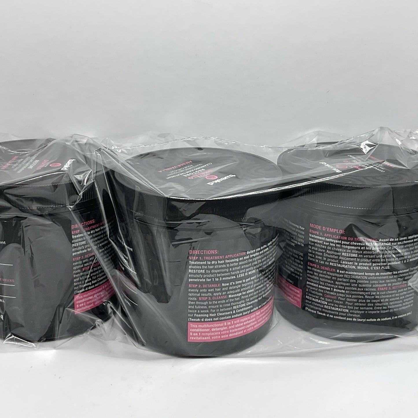 3 PACK - Tweakd RESTORE Cleansing Hair Treatment AMBER VANILLA
