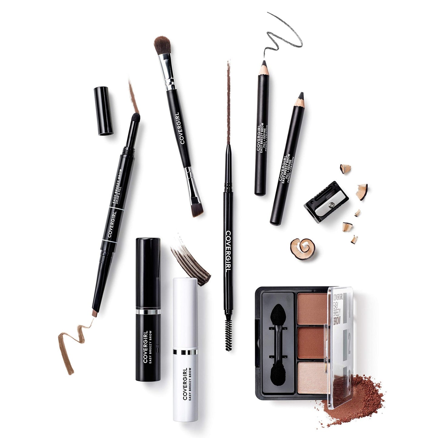 2 PACK - CoverGirl Easy Breezy Brow 24HR Brow Ink Pen - 200 Honey Brown