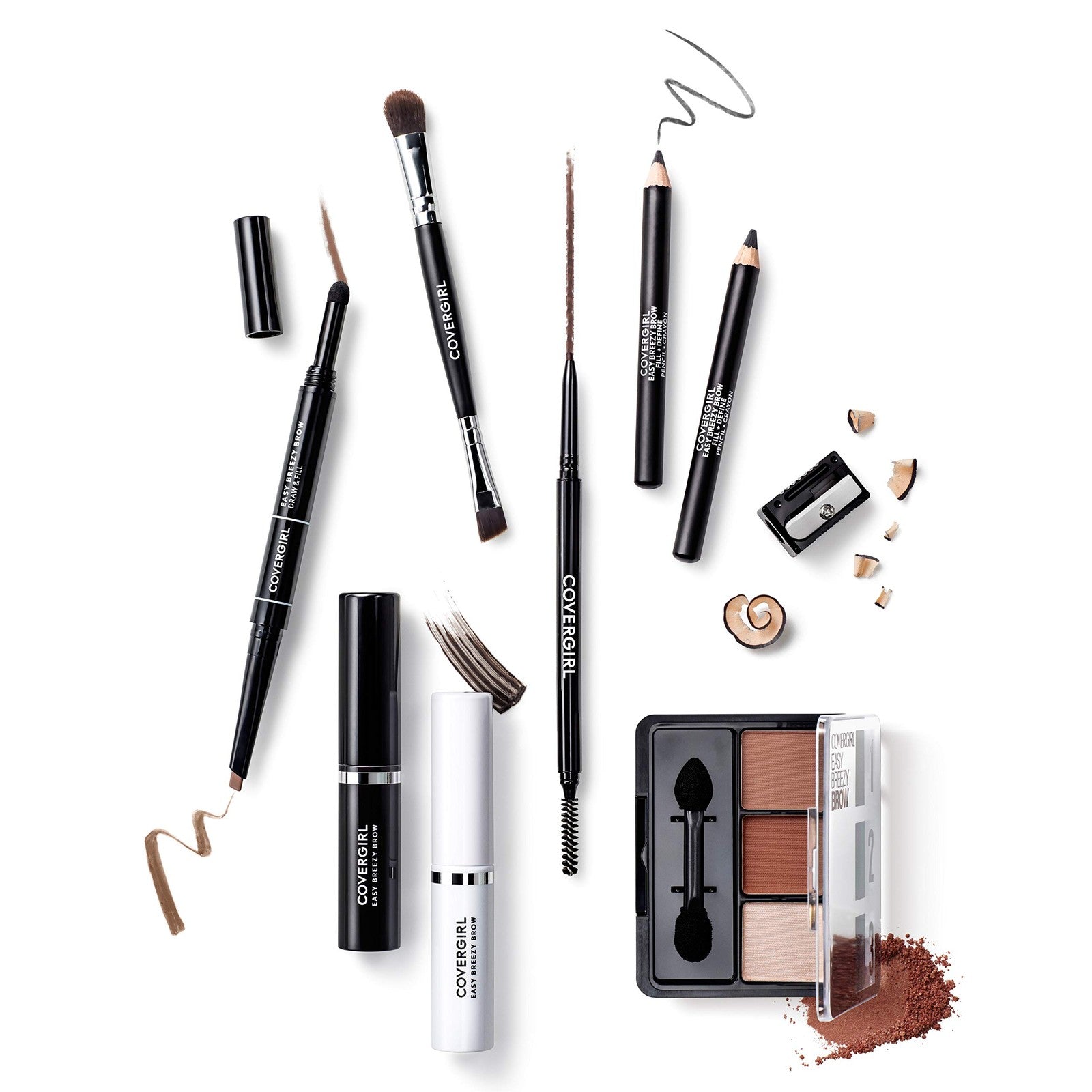 2 PACK - CoverGirl Easy Breezy Brow 24HR Brow Ink Pen - 200 Honey Brown