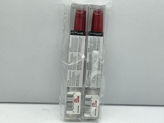 2 PACK - Maybelline SuperStay 24Hr 2step Lipcolor - 015 All Day Cherry 