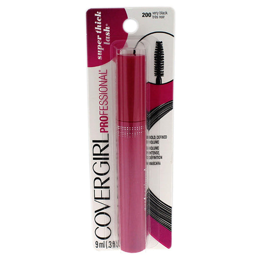CoverGirl Professional Super Thick Lash Washable Mascara, Very Black 200