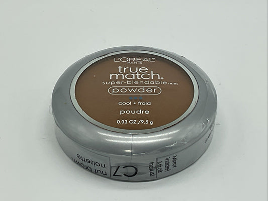 L'OREAL Paris True Match Super Blendable Powder Cool - C7 Nut Brown