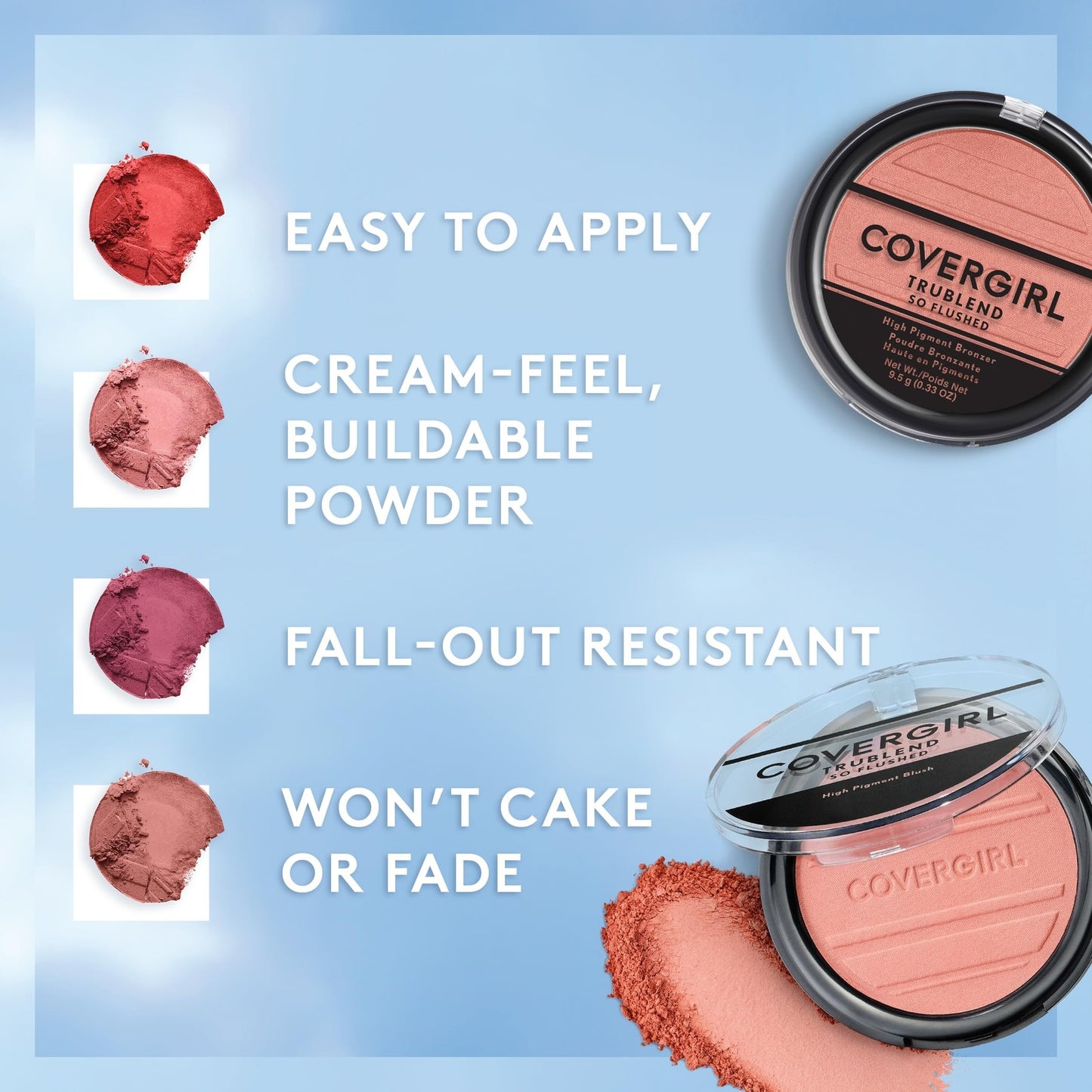 COVERGIRL So Flushed High Pigment Blush, 380 Temptation