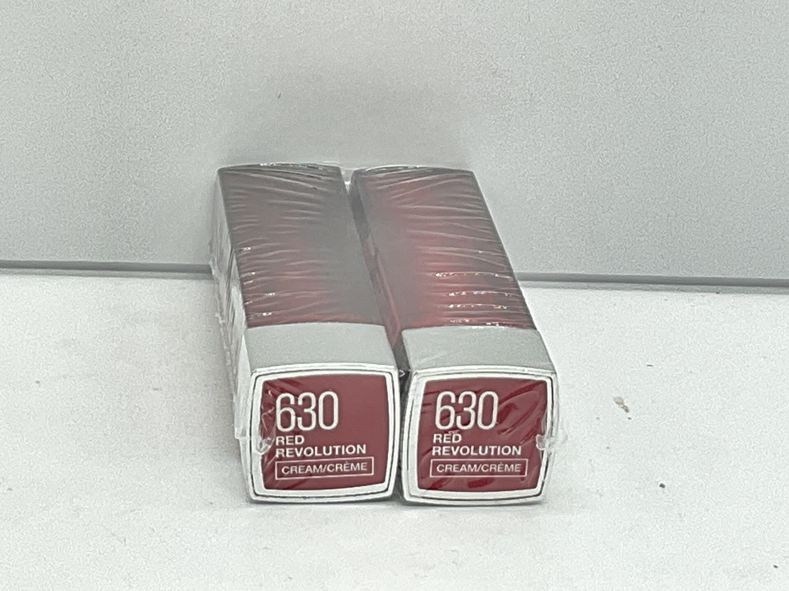 2 PACK - Maybelline Color Sensational Lipstick - 630 Red Revolution