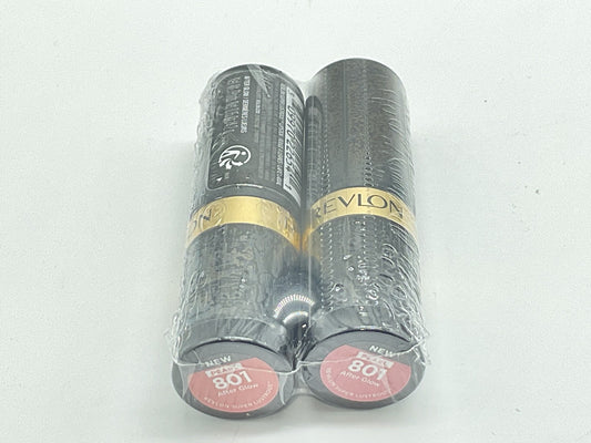 2 PACK - Revlon Super Lustrous Pearl Lipstick - 801 After Glow