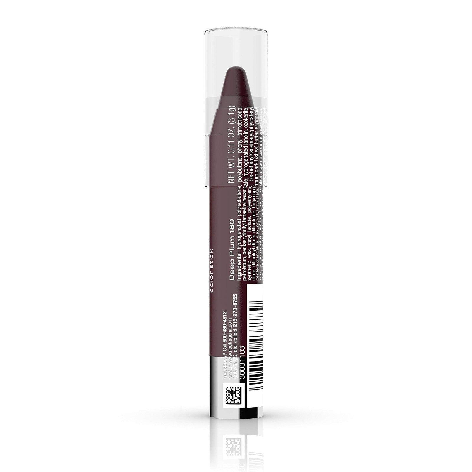 Neutrogena MoistureSmooth Color Stick ~ 180 Deep Plum