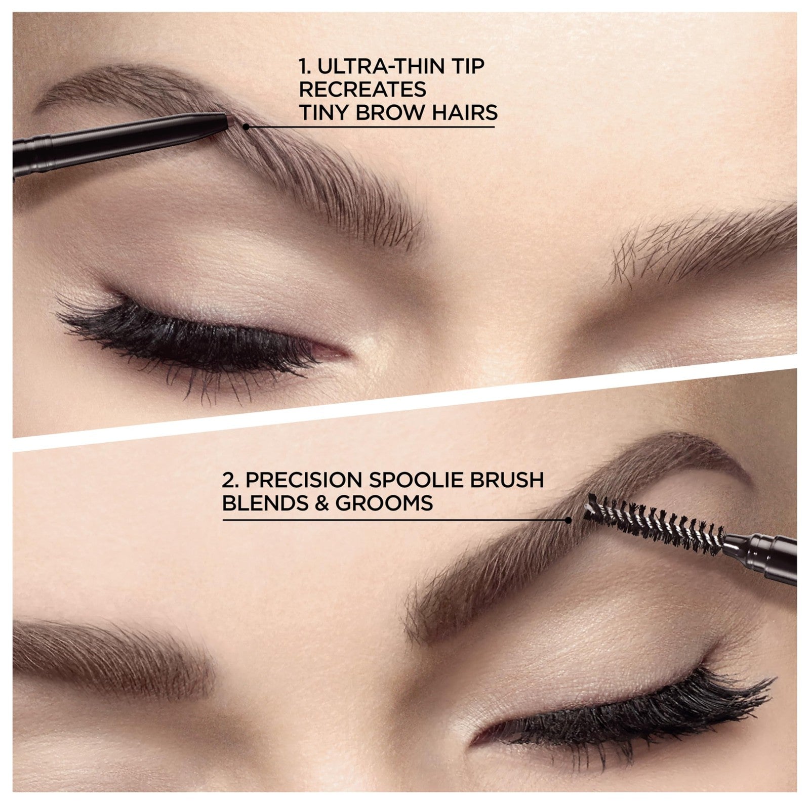 2 Pack L'Oreal Paris Brow Stylist Definer Eyebrow Pencil, Brunette 389, 0.003 oz
