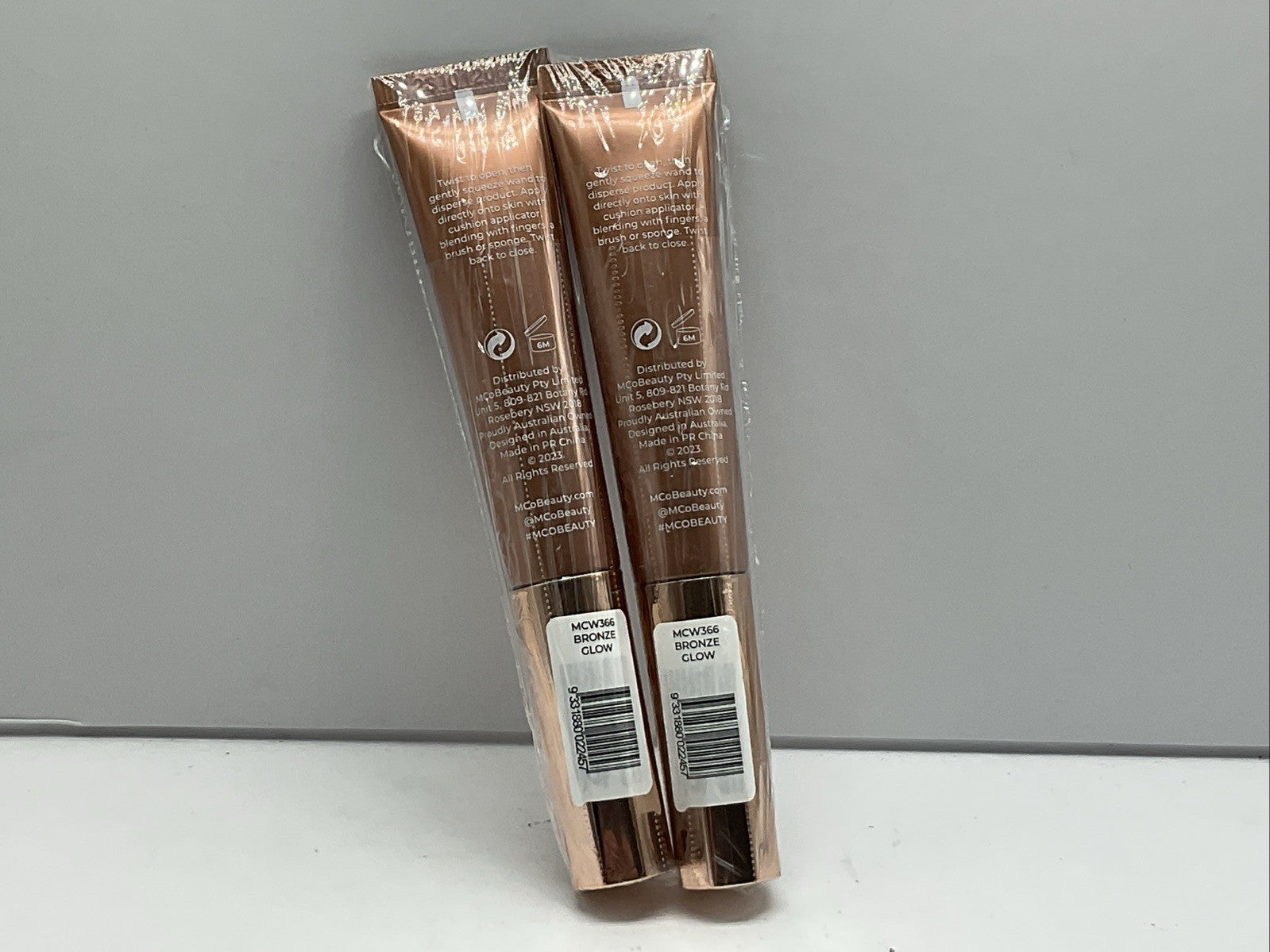 2 PACK - MCoBeauty Highlight & Glow Beauty Wand - Bronze Glow