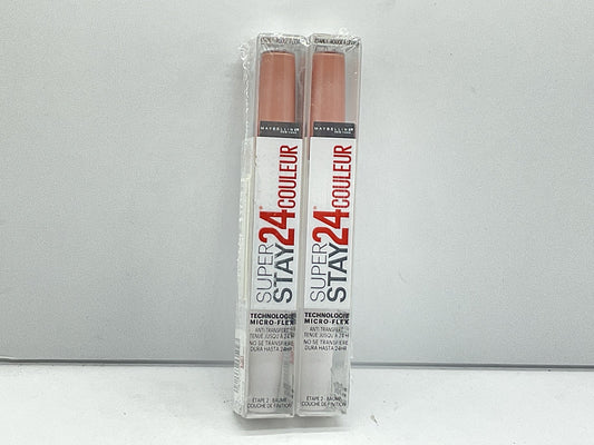 2 PACK - Maybelline Super Stay 24HR Liquid Lipstick - 136 Constant Toast