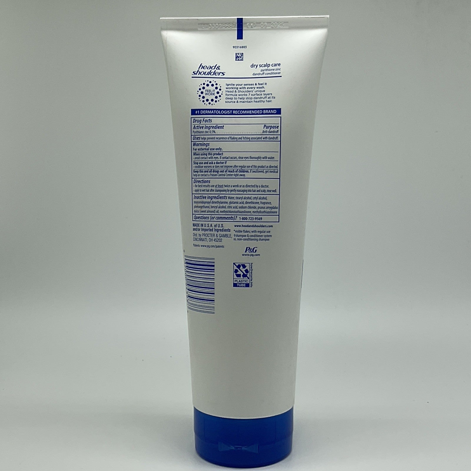 Head & Shoulders Dandruff Conditioner Dry Scalp Care W/ Almond Oil 10.9 fl. oz.