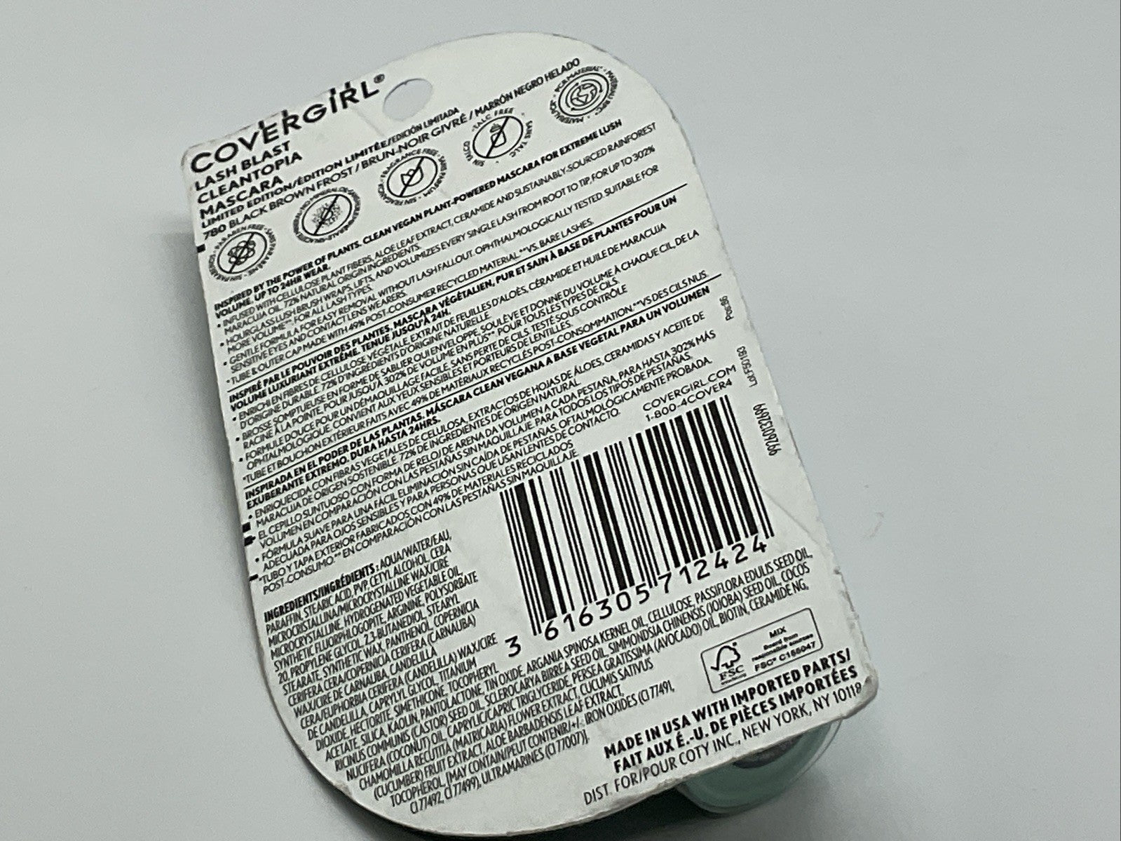 Covergirl Cleantopia Limited Edition PlantPowered Mascara - 780 BlackBrown Frost