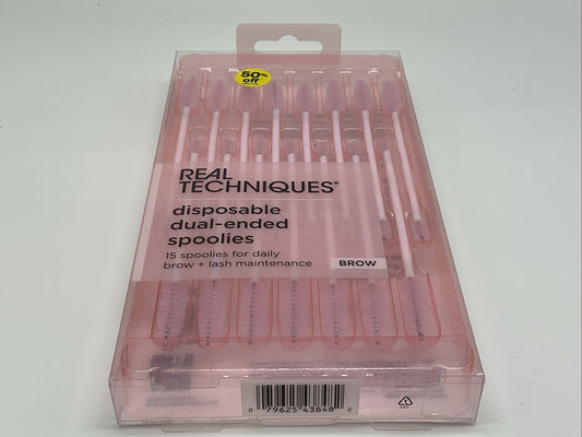 Real Techniques Disposable Dual-ended Spoolies - 15 Count
