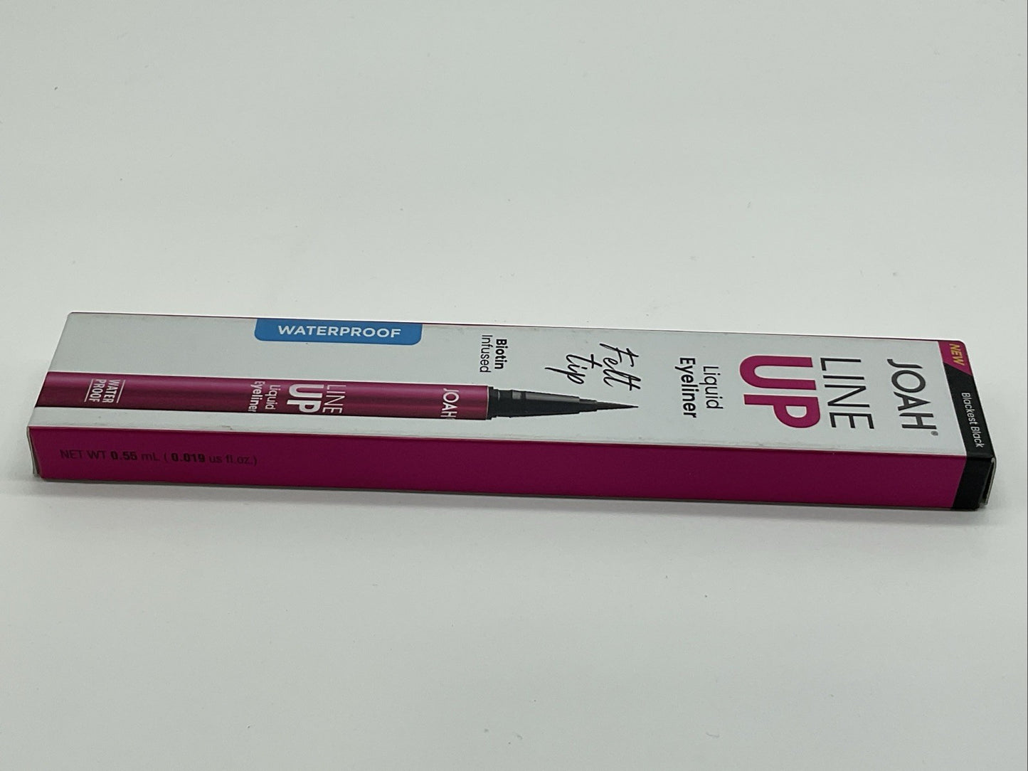 Joah Line Up Waterproof Liquid Eyeliner Felt Tip - Blackest Black