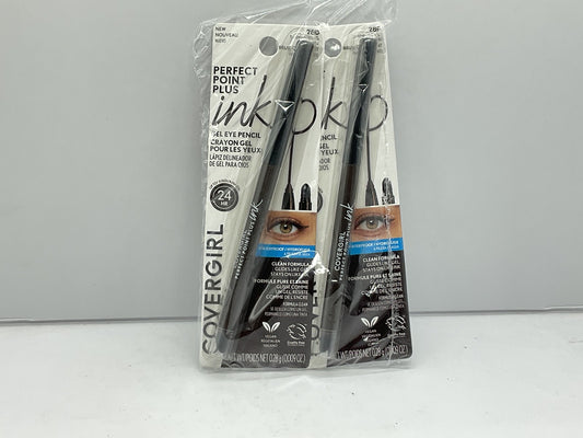 2 PACK - Covergirl Perfect Point Plus Ink Gel Eyeliner - 280 Shimmering Brown