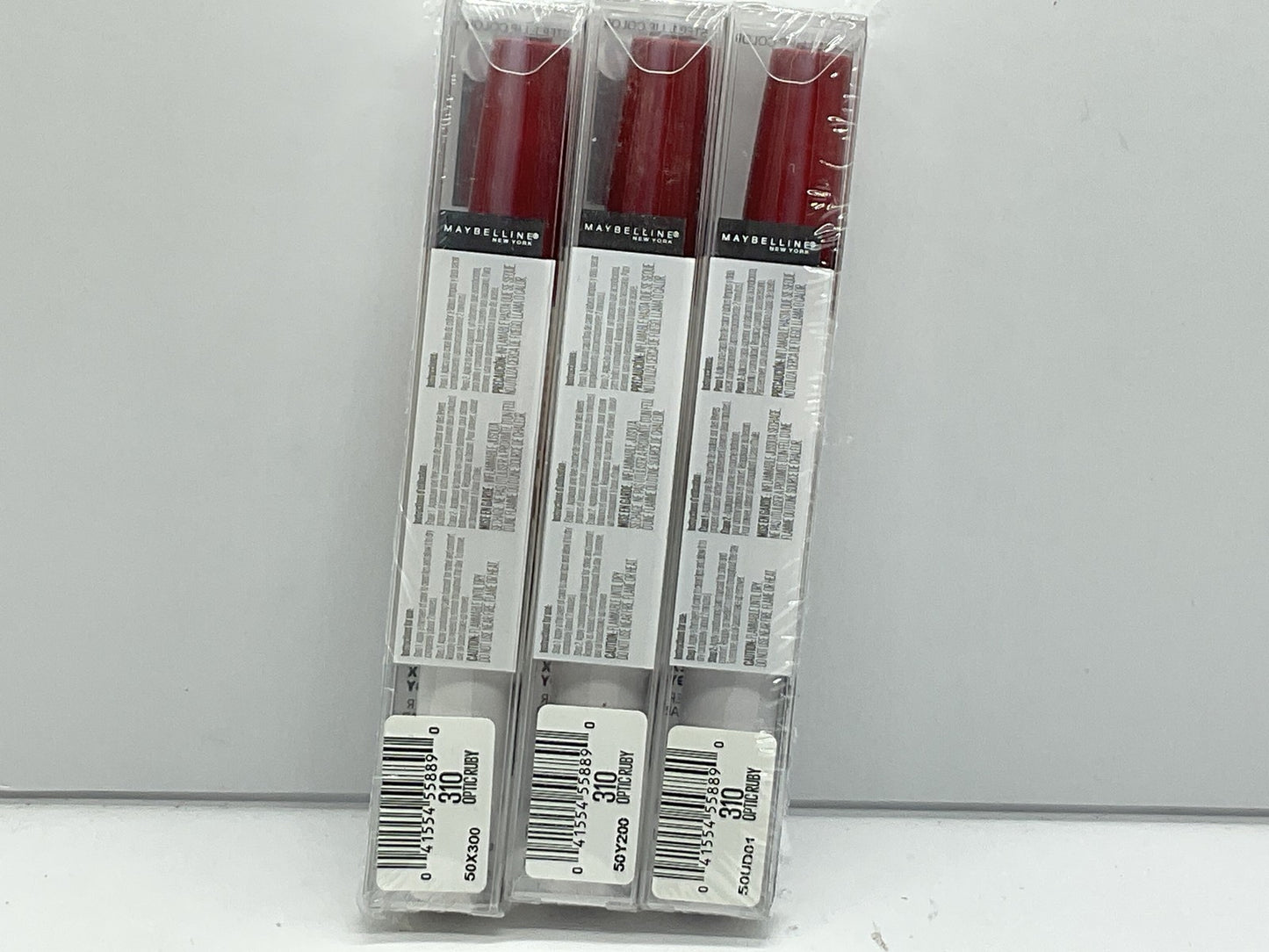 3 PACK - Maybelline Super Stay 24 Color 2-Step Liquid Lipstick - 310 Optic Ruby