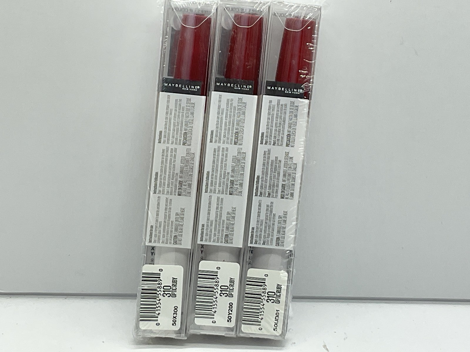 3 PACK - Maybelline Super Stay 24 Color 2-Step Liquid Lipstick - 310 Optic Ruby